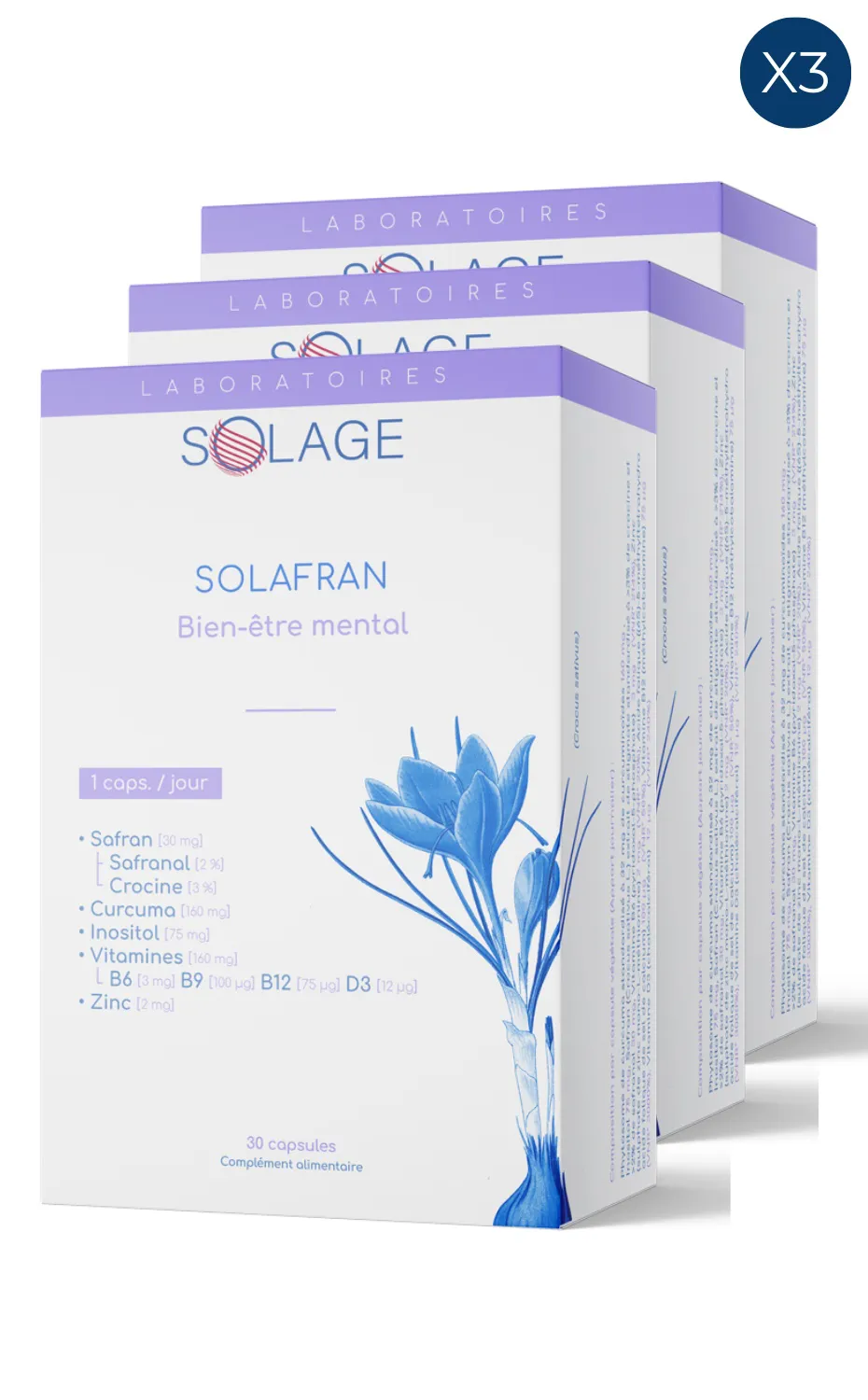 Pack 3x Solafran