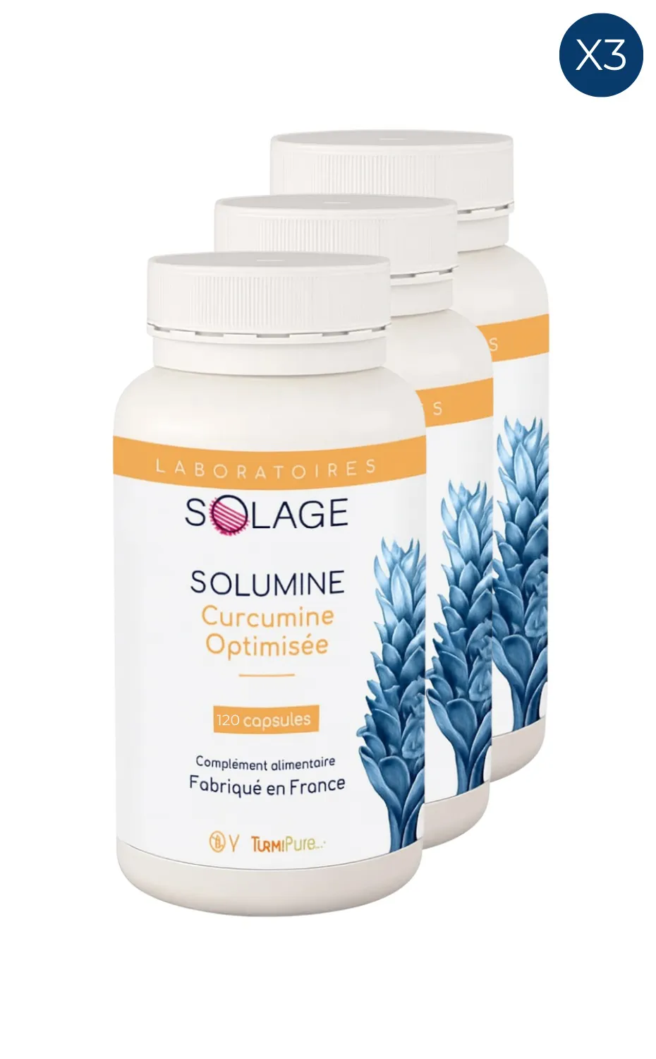 Pack 3x Solumine 120